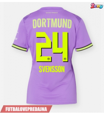 Lacne Ženy Futbalové dres Borussia Dortmund Daniel Svensson #24 2026-27 Krátky Rukáv - Tretina